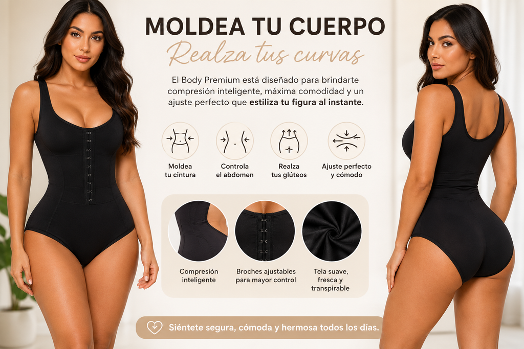 Moldea tu cintura, realza tus curvas y luce increíble con cualquier outfit.